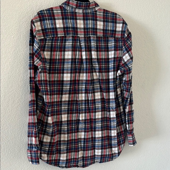ST JOHN'S BAY Men's Plaid Shirt - Red, Blue, White - Picture 11 of 14